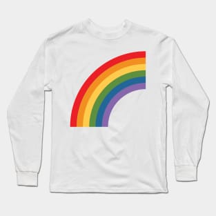 Simple Rainbow Arc Long Sleeve T-Shirt